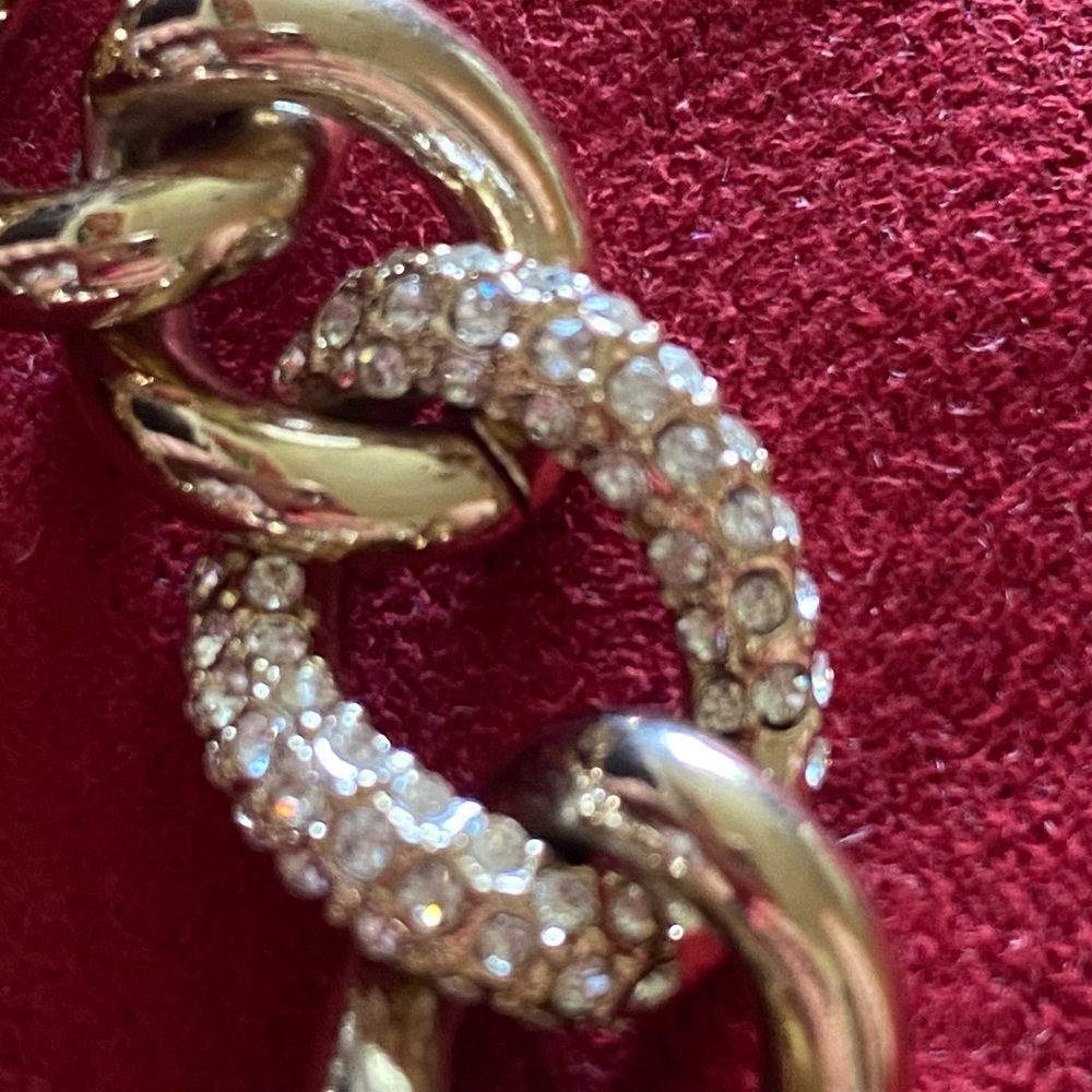 Victoria Secret Chain Bracelet with crystal and Angel charm
